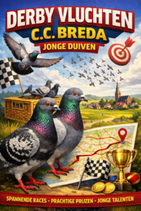 Derby Vluchten C.C. Breda poster